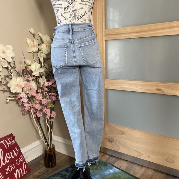 Loft Jeans The Skinny High Rise Women's Size 25/0 Raw Hem - Picture 5 of 9